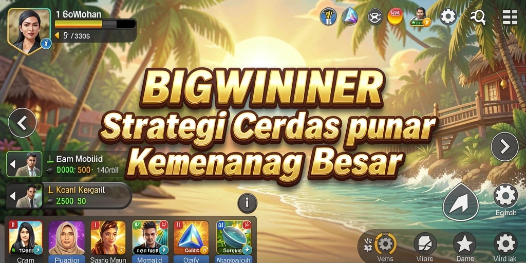 Tampilan gameplay seru dan penuh strategi di BIGWINNER.
