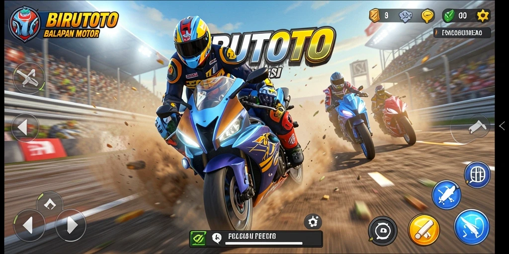 Gambaran dari gameplay BIRUTOTO yang seru dan menegangkan.