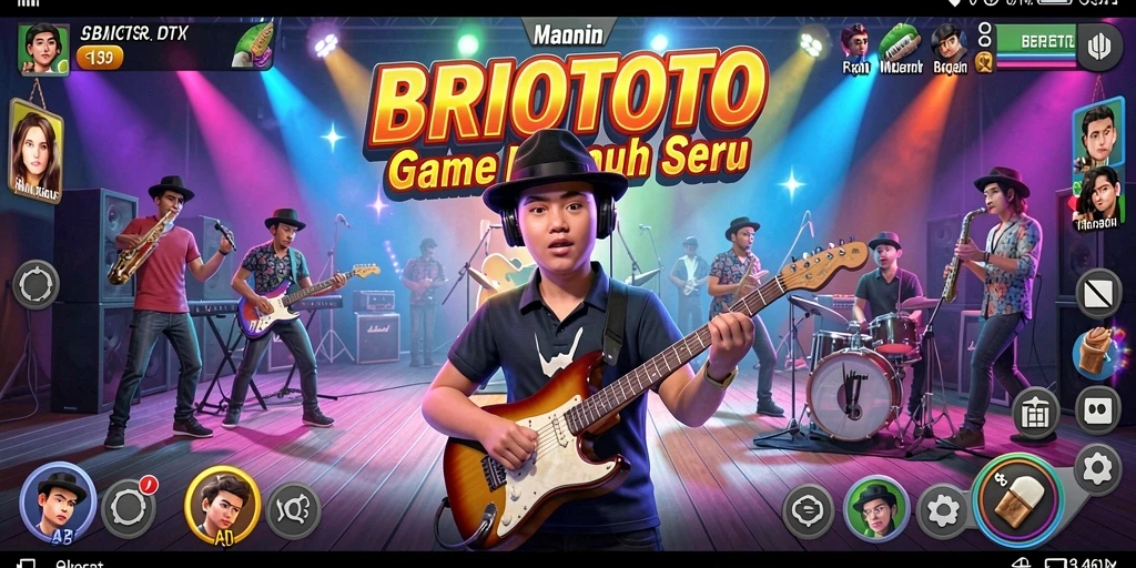 Tampilan gameplay BRIOTOTO yang seru dan interaktif.