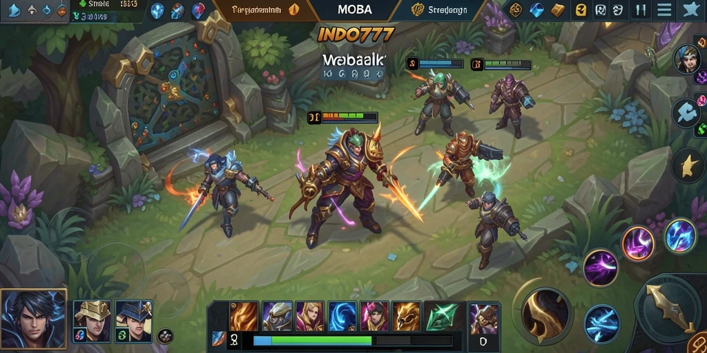 Tampilan gameplay seru dan strategi mendebarkan di INDO777.