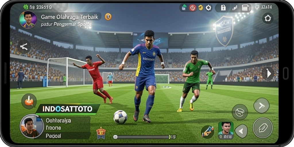Tampilan gameplay seru dari INDOSATTOTO dengan aksi olahraga yang mendebarkan.