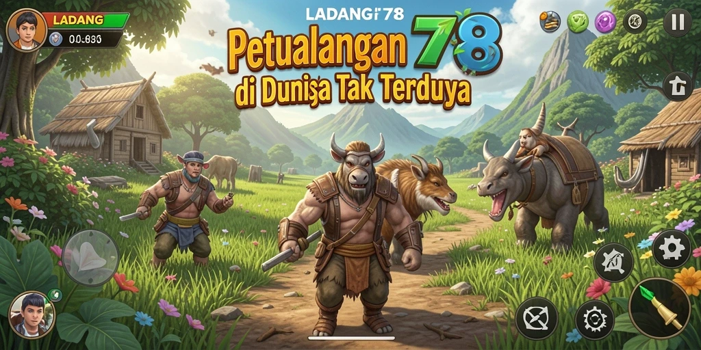 Gameplay menantang di dunia petualangan yang penuh warna.