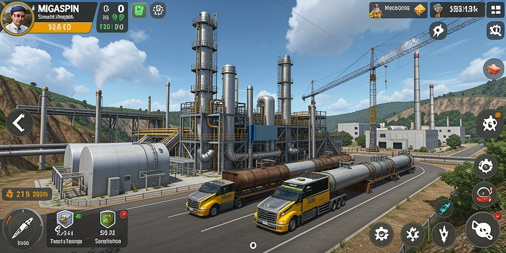 Tampilan screenshot MIGASPIN yang menampilkan gameplay interaktif dan dinamis.