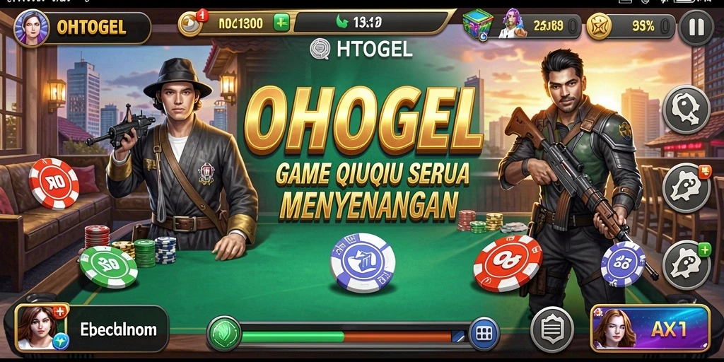 Tampilan gameplay mendebarkan di OHTOGEL, penuh strategi QiuQiu.