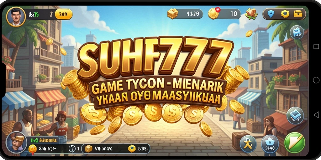 Screenshot gameplay <strong>Suhu777</strong> menampilkan aktivitas mengelola bisnis Tycoon.