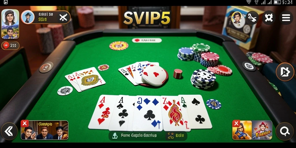 Screenshot gameplay SVIP5 yang menarik saat bermain Gaple.