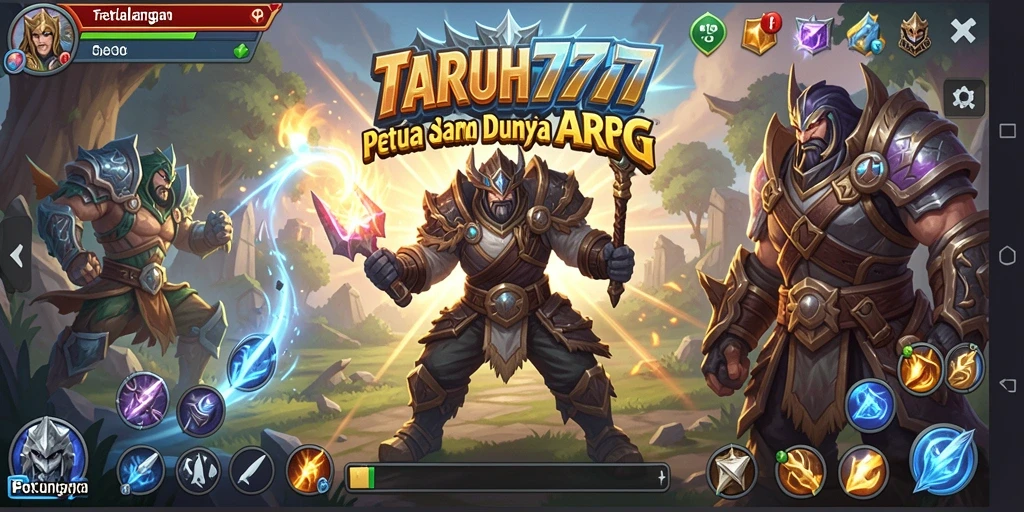 Screenshot TARUH777 menampilkan pertarungan epik dan aksi mendebarkan.