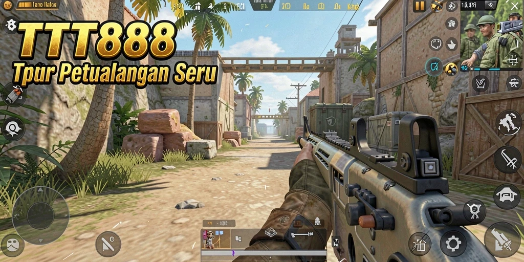 Gameplay TPS seru dalam TTT888 dengan grafis menawan.